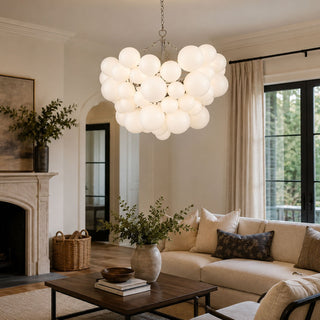 Glass Ball Bubble Chandelier-Neutral Decor