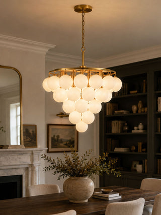 Glass Ball Bubble Chandelier-Neutral Decor