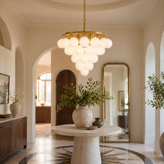 Glass Ball Bubble Chandelier-Neutral Decor
