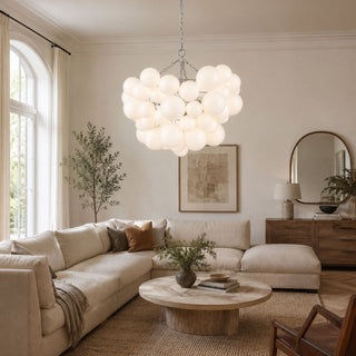 Glass Ball Bubble Chandelier-Neutral Decor