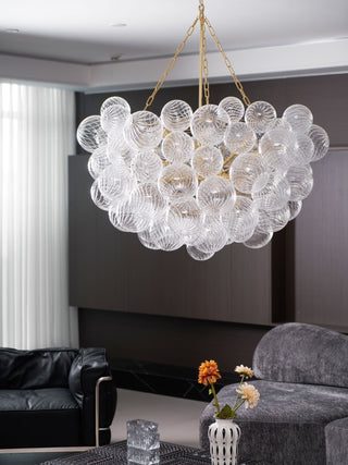 Aurora Lustre Moderne en Verre Boule Bulle