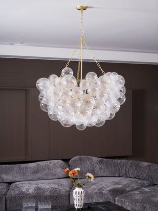 Aurora Lustre Moderne en Verre Boule Bulle