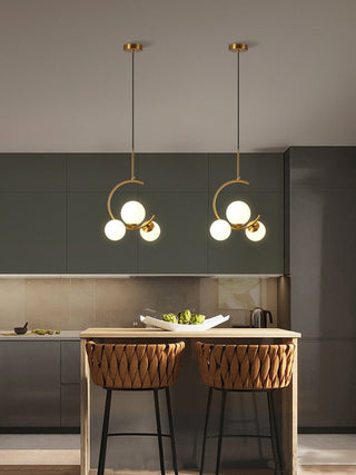 Valentina Boule de Verre Bulles Lampes Suspendues Lampes Dorées Suspension