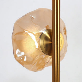 Avi Lampe de Table Irrégulier Moderne, Métal/Céramique, Doré/Noir/Gris Fumé/Clair, Salon