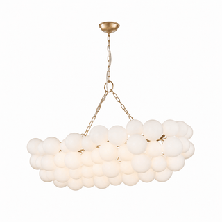 Glass Ball Bubble Chandelier-Neutral Decor