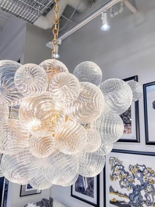 Aurora Lustre Moderne en Verre Boule Bulle