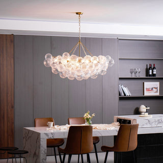 Aurora Lustre Moderne en Verre Boule Bulle