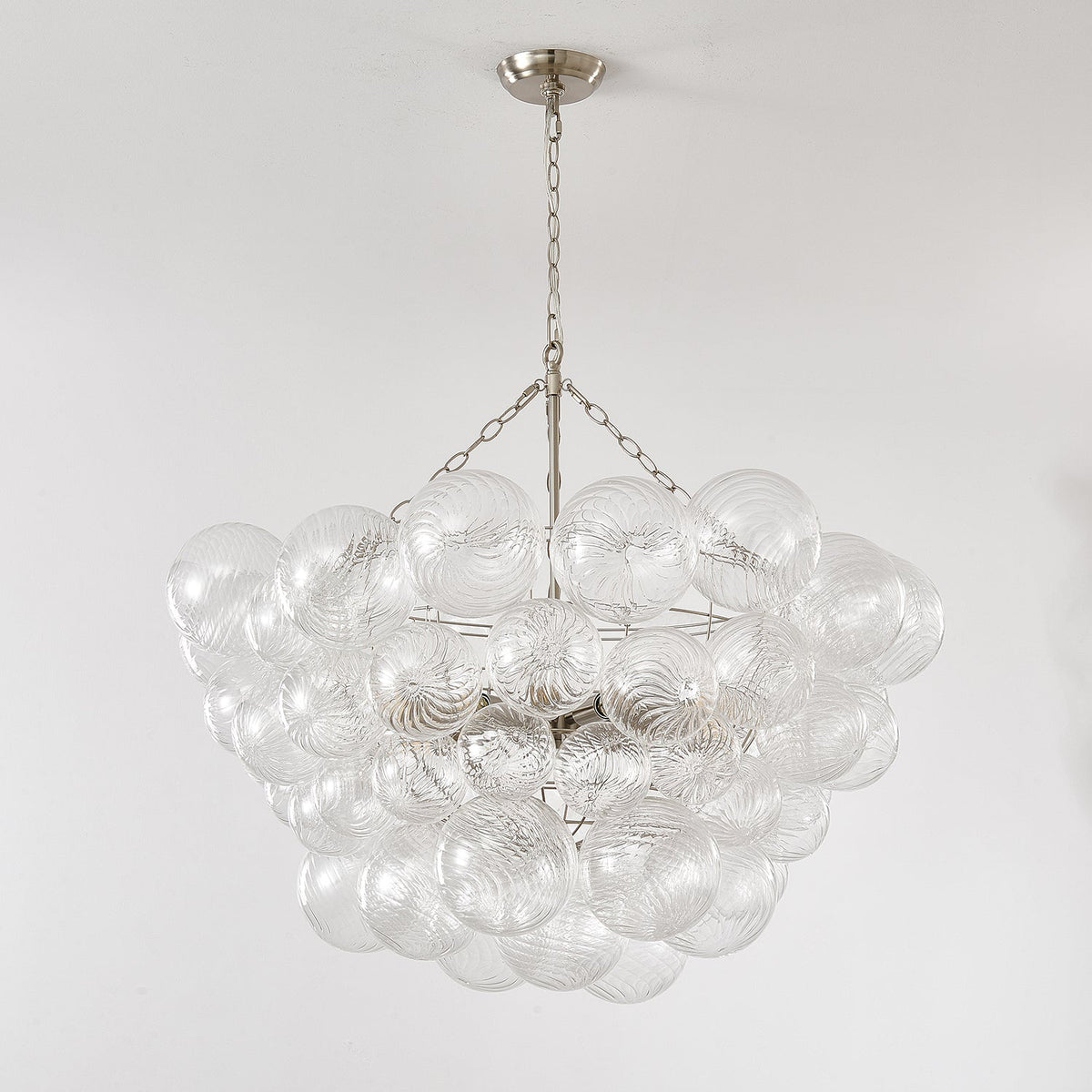 Edriana Lustre Moderne en Verre Boule Bulle