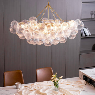 Aurora Lustre Moderne en Verre Boule Bulle