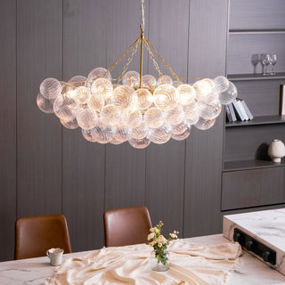 Aurora Lustre Moderne en Verre Boule Bulle