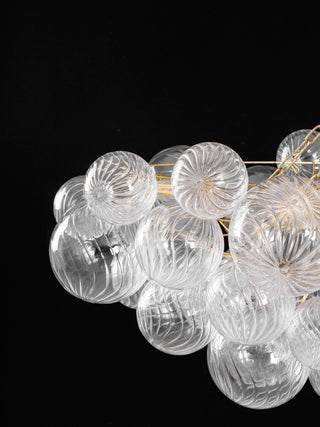 Aurora Lustre Moderne en Verre Boule Bulle