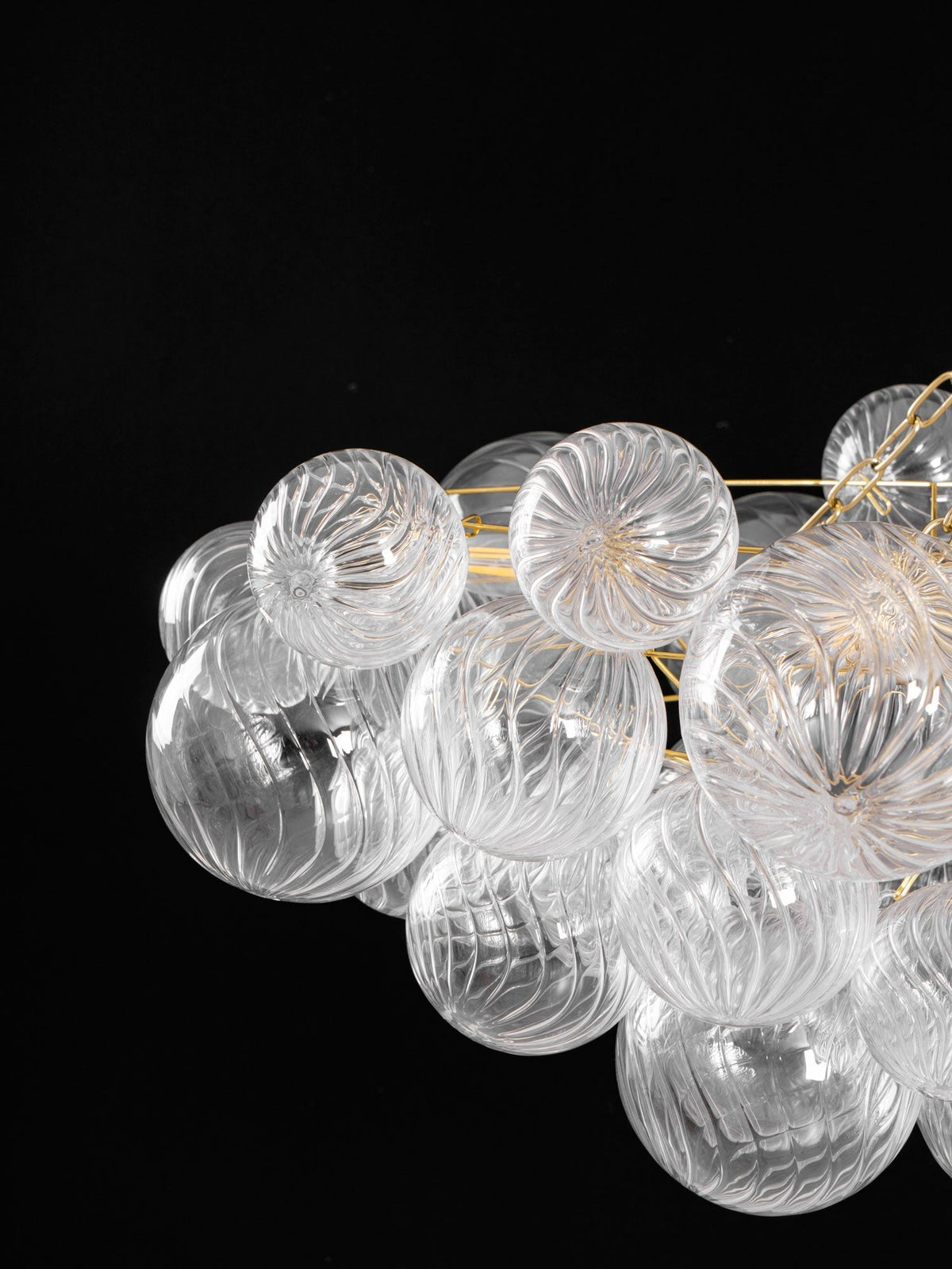 Ben Lustre Boule en Verre Bulle Moderne