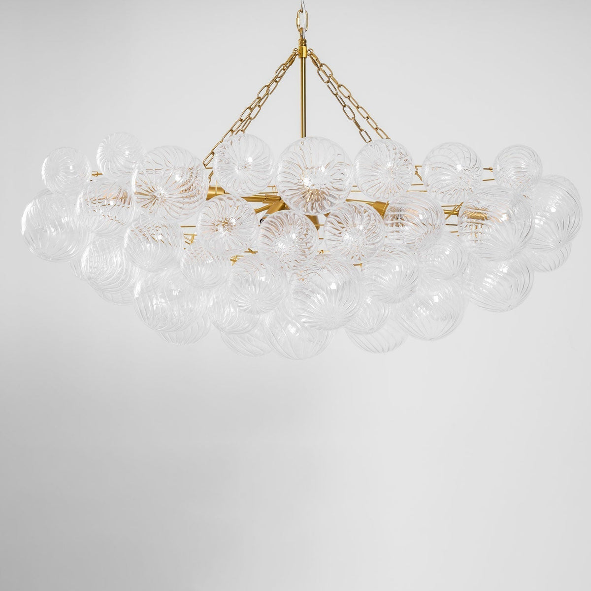 Edriana Lustre Moderne en Verre Boule Bulle