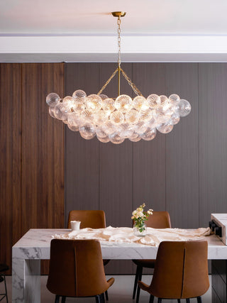 Aurora Lustre Moderne en Verre Boule Bulle