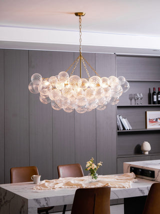 Aurora Lustre Moderne en Verre Boule Bulle