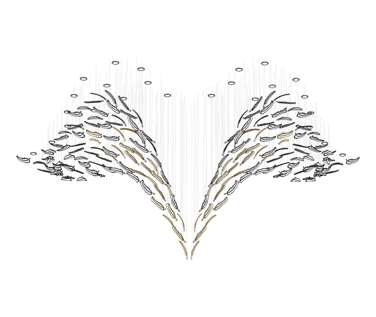 Aetherial Lustre Feuille en Verre