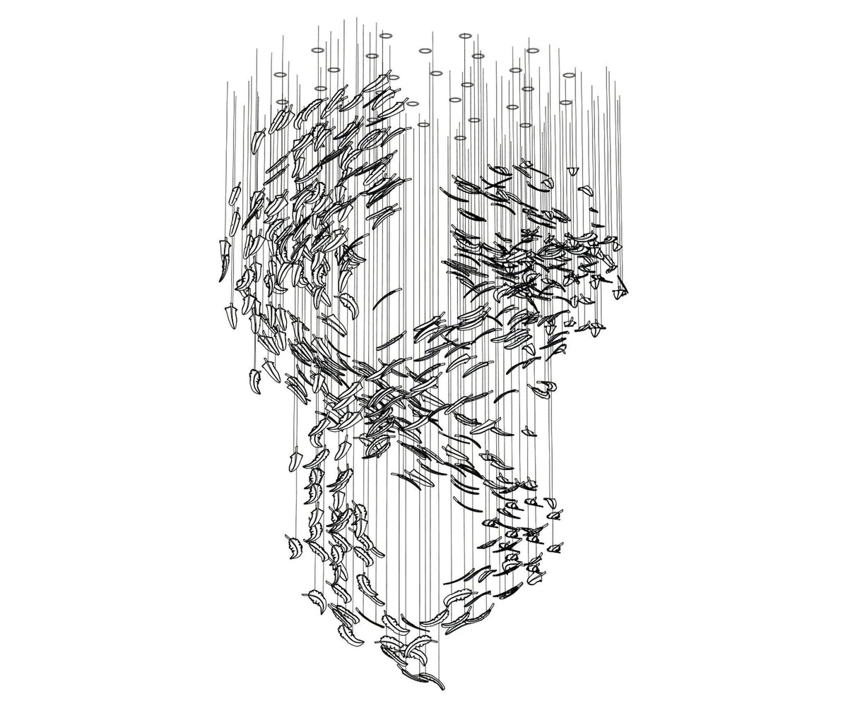 Aetherial Lustre Feuille en Verre
