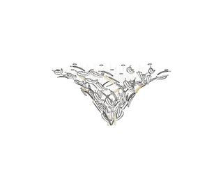 Aetherial Lustre Feuille en Verre
