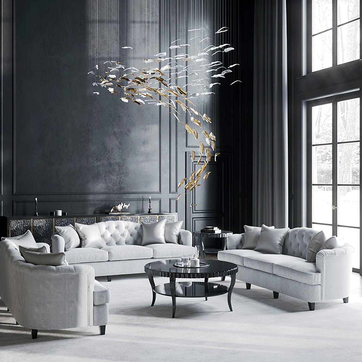 Aetherial Lustre Feuille en Verre