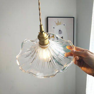 Daphne Suspension Fleur en Verre Moderne