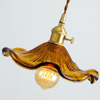 Daphne Suspension Fleur en Verre Moderne