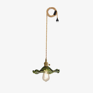 Daphne Suspension Fleur en Verre Moderne