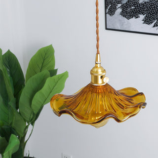 Daphne Suspension Fleur en Verre Moderne