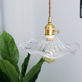 Daphne Suspension Fleur en Verre Moderne