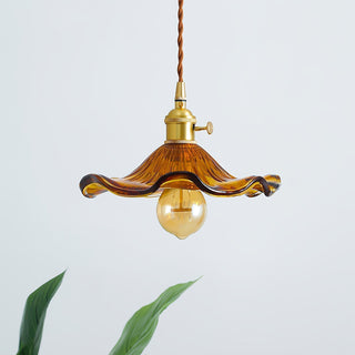 Daphne Suspension Fleur en Verre Moderne