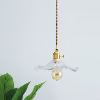 Daphne Suspension Fleur en Verre Moderne