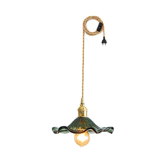 Daphne Suspension Fleur en Verre Moderne
