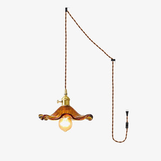 Daphne Suspension Fleur en Verre Moderne