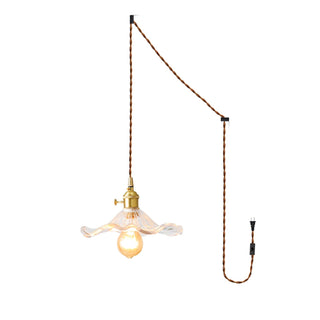 Daphne Suspension Fleur en Verre Moderne
