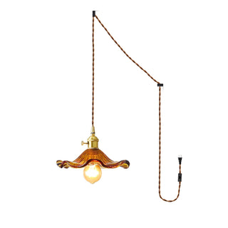Daphne Suspension Fleur en Verre Moderne
