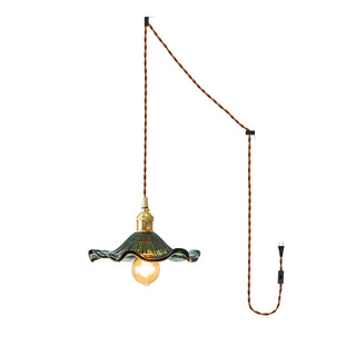 Daphne Suspension Fleur en Verre Moderne