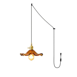 Daphne Suspension Fleur en Verre Moderne