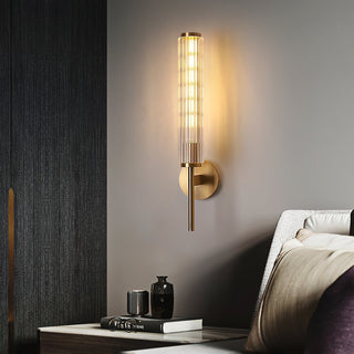 Cemaros Applique Murale Linéaire en Laiton et Verre Premium-Luire