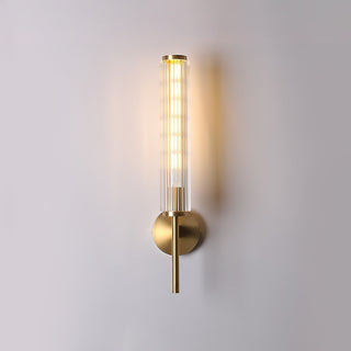 Cemaros Applique Murale Linéaire en Laiton et Verre Premium-Luire