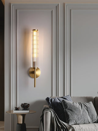 Cemaros Applique Murale Linéaire en Laiton et Verre Premium-Luire