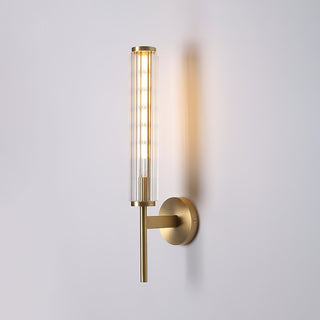 Cemaros Applique Murale Linéaire en Laiton et Verre Premium-Luire
