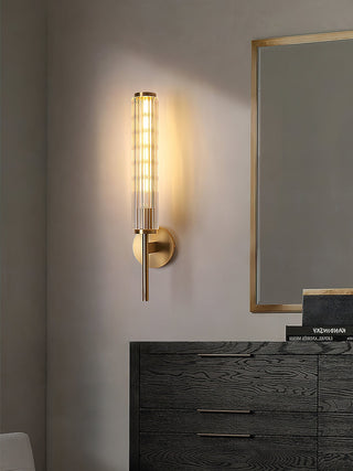 Faylen Applique Murale en Verre Laiton Linéaire Premium