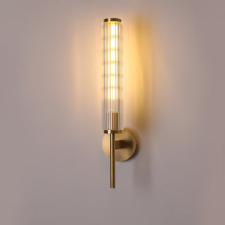 Cemaros Applique Murale Linéaire en Laiton et Verre Premium-Luire