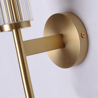 Cemaros Applique Murale Linéaire en Laiton et Verre Premium-Luire