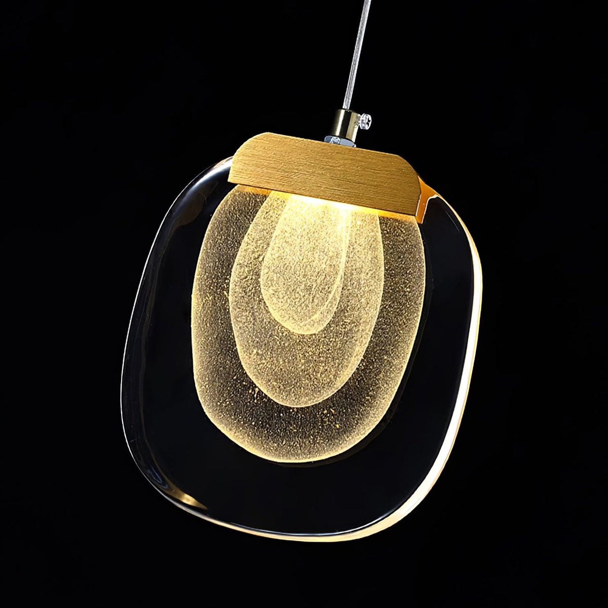 Avesia Minimalist Glass Pendant Light Staircase-Neutral Decor