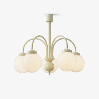 Lustra Lustre Sphères en Verre Crème