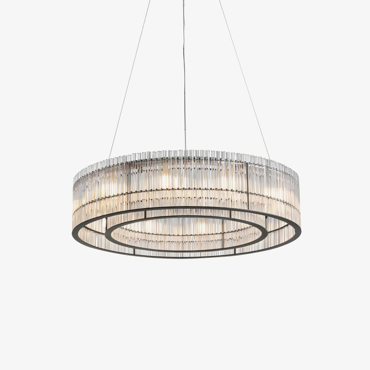 Perressa Suspension en Verre Tube Anneau Moderne Luxe