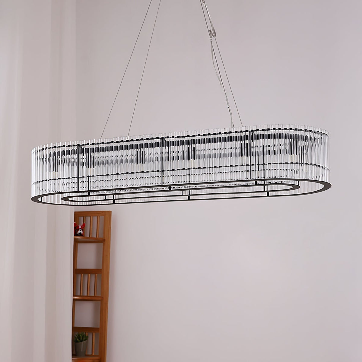 Perressa Suspension en Verre Tube Anneau Moderne Luxe