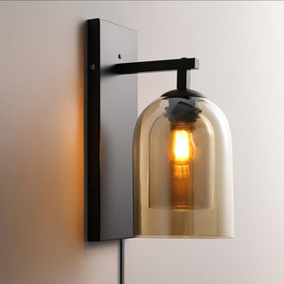Mora Applique Murale Tubulaire en Verre à Brancher Style Nordique