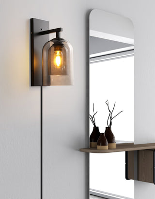 Mora Applique Murale Tubulaire en Verre à Brancher Style Nordique