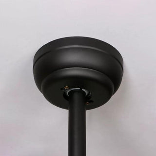 Zazoren Plafonnier Verre Noir Vintage Ventilateur de plafond
